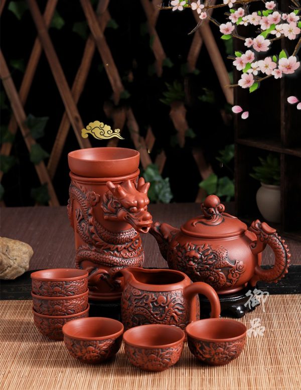 Набор посуды для чайной церемонии из исинской глины 10 предметов