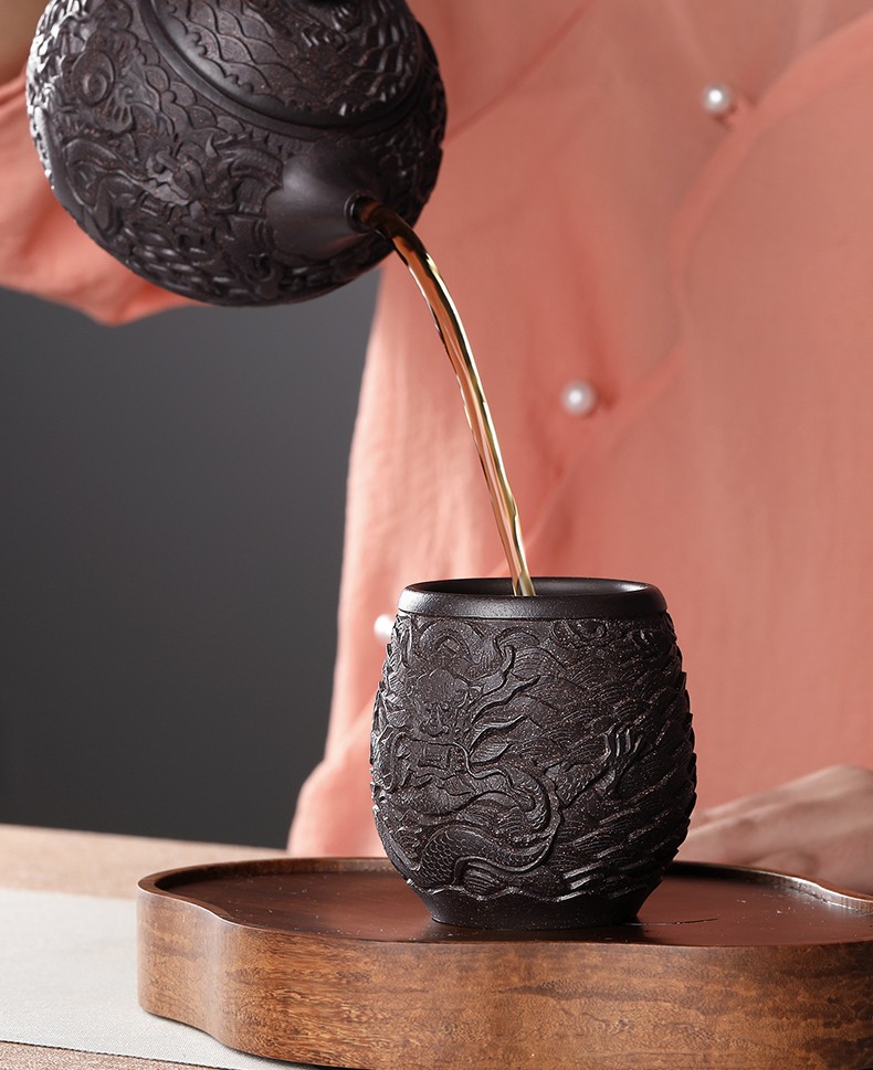 Чаша для чаепитий и чайных церемоний – ручная работа, исинская глина