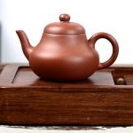 Исинский чайник Ли Син Ху – Чайник в форме Груши, 200 мл, глина да хун пао