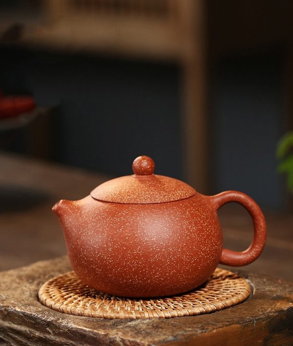 Исинский чайник Си Ши Красный дракон, редкая глина Хун Пи Лун Ни