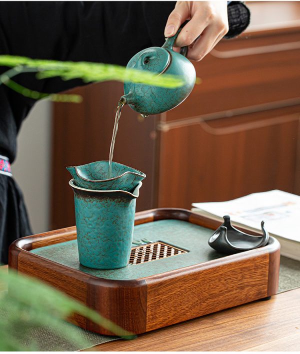 для чайной церемонии чайная доска Dangao 24 Чабань для чайной церемонии (чайная доска) – дерево + керамика