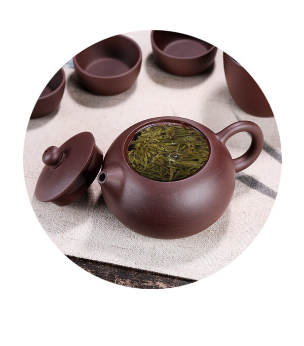 чайный набор – сервиз из 10 предметов 16 Исинский чайный набор – сервиз из 10 предметов (чайник, 6 чашек, чахай) Си Ши Гудиэн